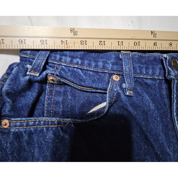 1981 Levis 517 Saddleman Bootcut Orange Tab Jeans 0217 Rigid Preshrunk 33x30 USA - Picture 4 of 16